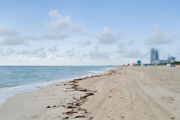 Plage Miami Floride USA, littoral