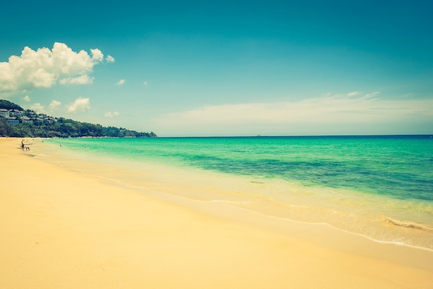 Plage tropicale