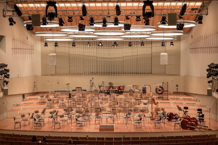 Photo gratuit plan intérieur d'un opéra