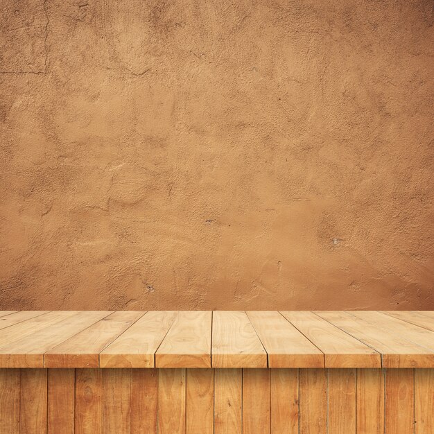 Les planches en bois avec un fond conglomérat