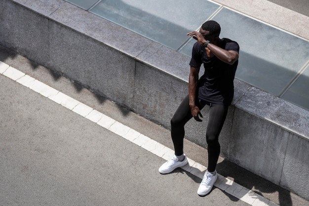 Plein air fatigué homme