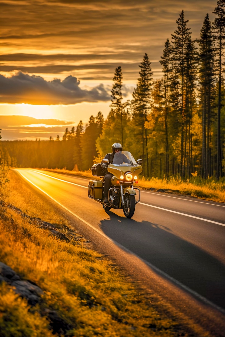 Photo gratuit plein plan, adulte, conduite, cool, moto