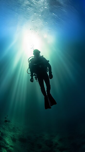 Plongée sous-marine ai généré