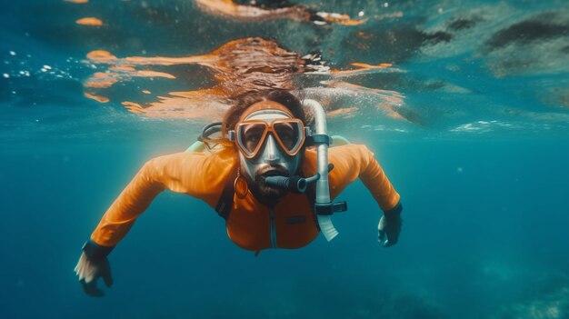 Plongée sous-marine ai généré