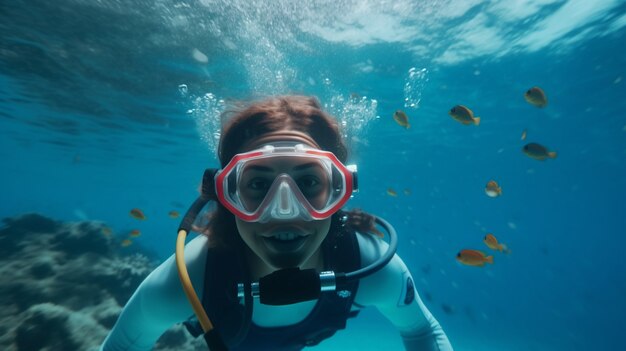 Plongée sous-marine ai généré