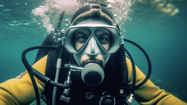 Photo gratuite plongée sous-marine ai généré