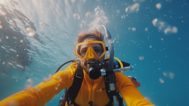 Plongée sous-marine ai généré