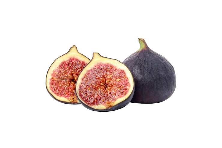 Photo gratuit pngfigues fraîches mûres isolées sur fond blanc
