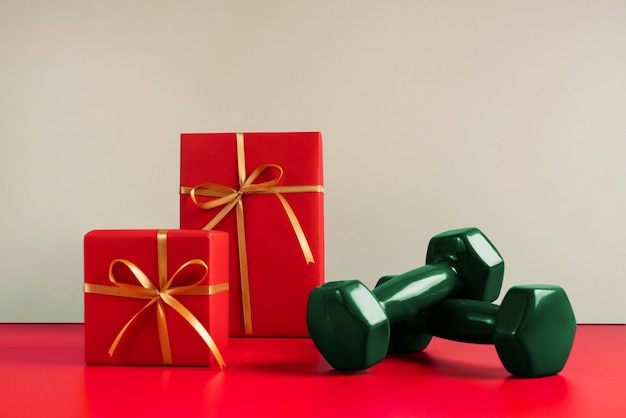 Poids de fitness de Noël pour cadeau d'entraînement