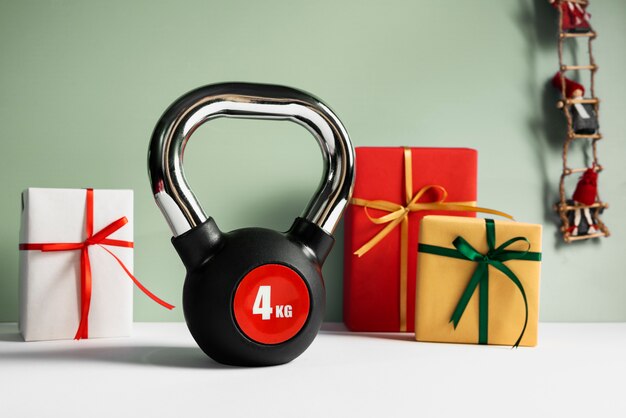 Poids de fitness de Noël pour cadeau d'entraînement