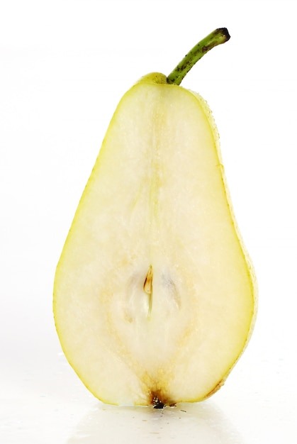 Poire fraîche et humide