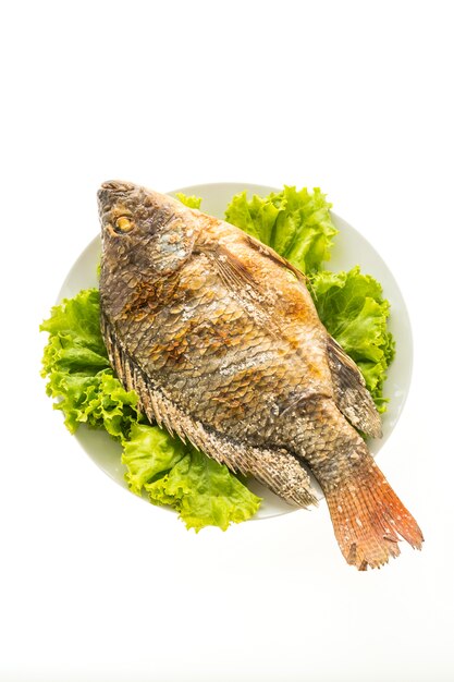 Poisson frais grillé