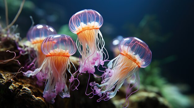 Poisson mignon sous l'eau