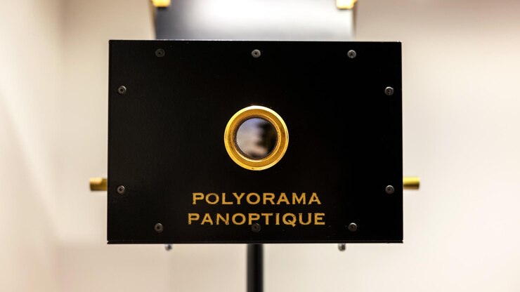 Photo gratuit polyorama panoptique au musée du cinéma de francfort allemagne