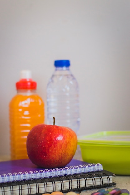 Pommes et collation santé