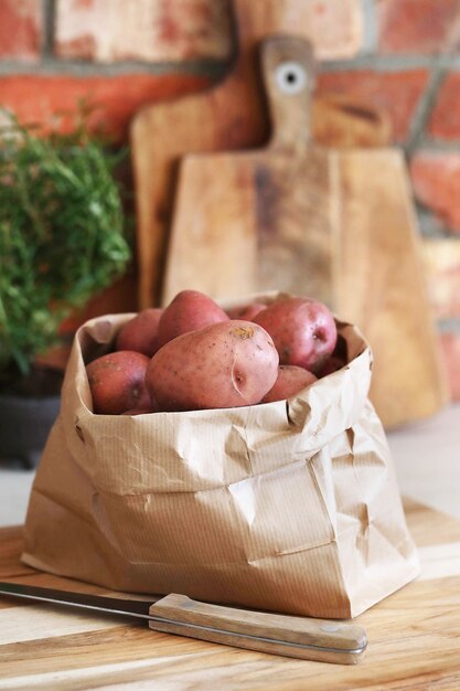 pommes de terre rouges