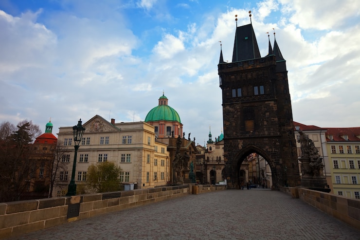 Photo gratuit pont charles à prague