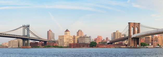 Photo gratuite ponts de la ville de new york