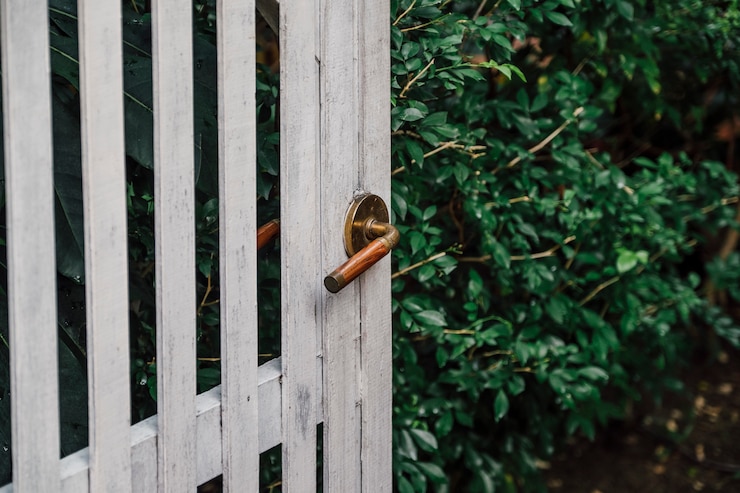 Photo gratuit porte antique et poignée pour le style de la maison