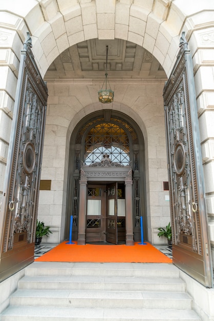 Portes, bâtiment, porte, européen, style