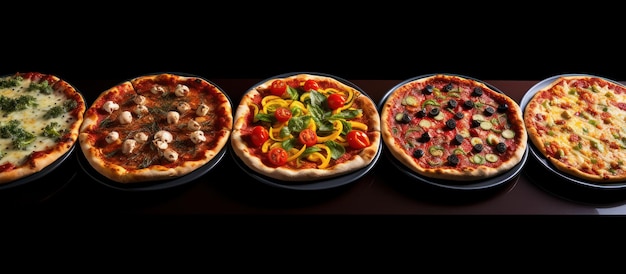 Photo gratuite des portions de pizzas délicieuses cuites au four