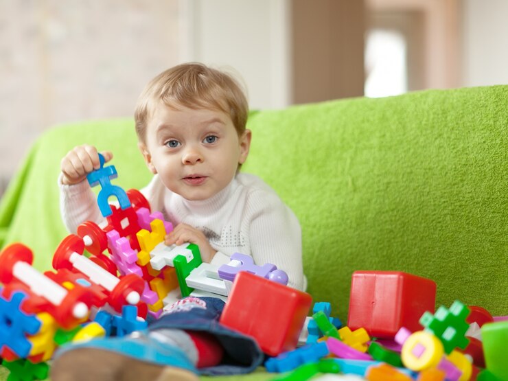 Photo gratuit portrait de 3 ans d'enfant