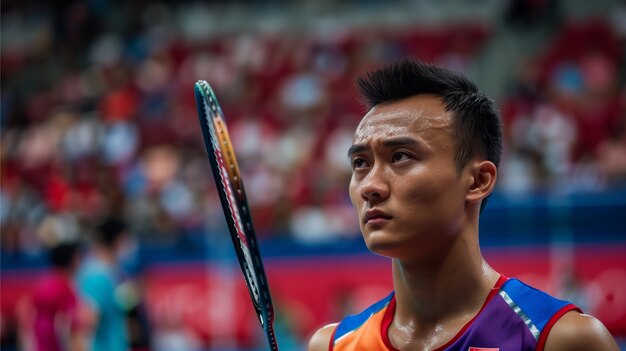 Portrait d'un athlète participant au tournoi des Jeux olympiques