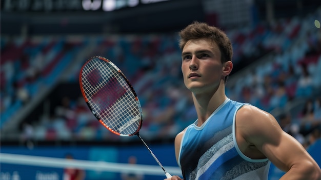 Portrait d'un athlète participant au tournoi des Jeux olympiques