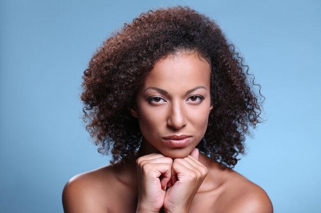 Portrait de beauté, maquillage