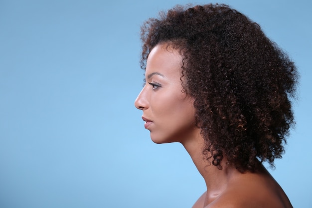 Portrait de beauté, maquillage