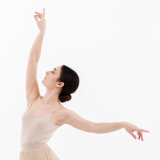 Portrait de la belle danseuse de ballet