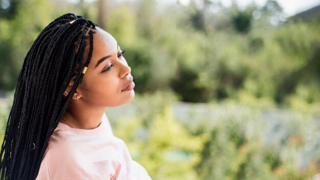 portrait de belle femme