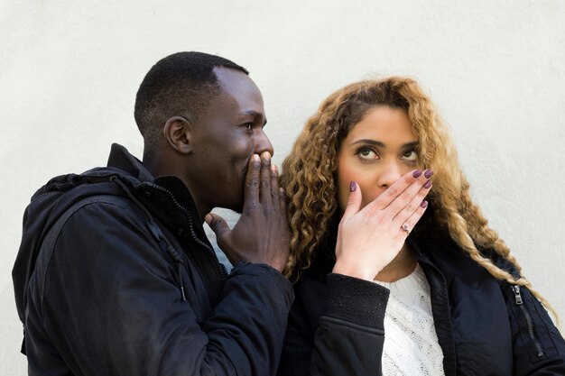 Portrait d&#39;un couple afro-américain