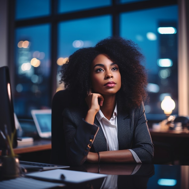 Portrait d'une femme d'affaires élégante et professionnelle