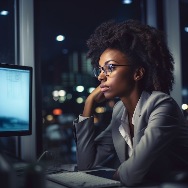 Portrait de femme d'affaires professionnelle et élégante