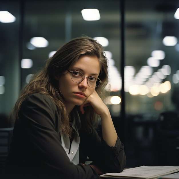 Portrait de femme d'affaires professionnelle et élégante