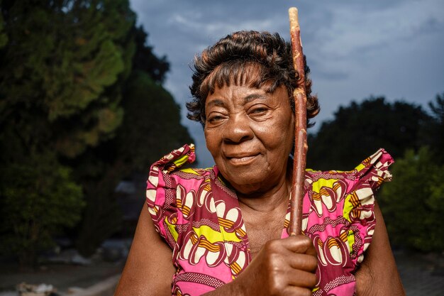 Portrait de femme africaine