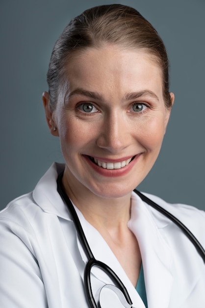 Portrait de femme agent de santé