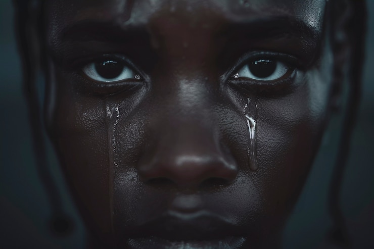 Photo gratuit portrait d'une femme montrant de fortes émotions représentant la santé mentale