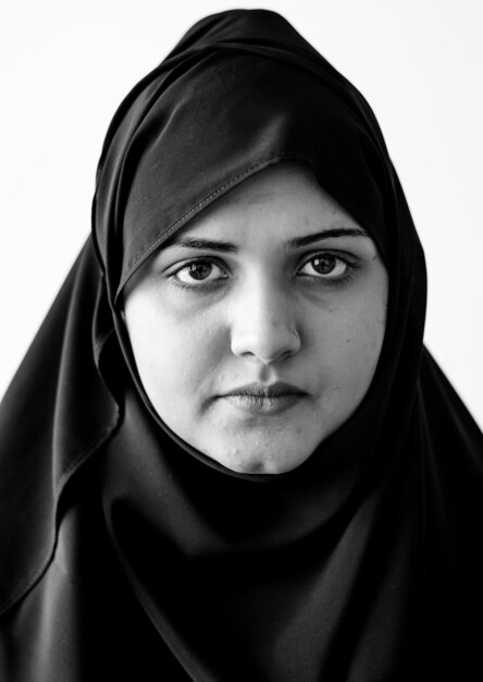 Portrait d&#39;une femme musulmane