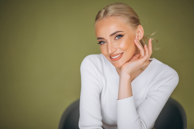 Portrait de femme soin de la peau