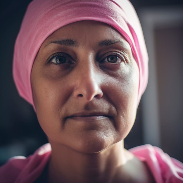 Portrait d'une femme souriante en vue avant