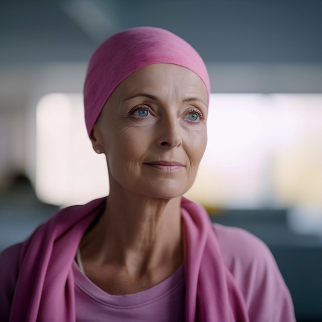 Portrait d'une femme souriante en vue avant