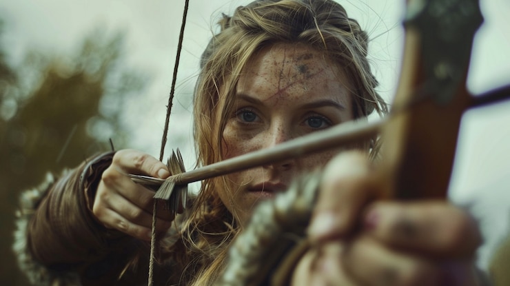 Photo gratuit portrait d'une femme viking scandinave