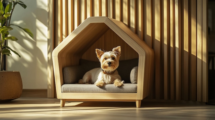 Photo gratuit portrait en gros plan du chien du yorkshire