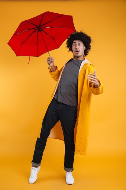 Portrait d'un homme afro-américain gai