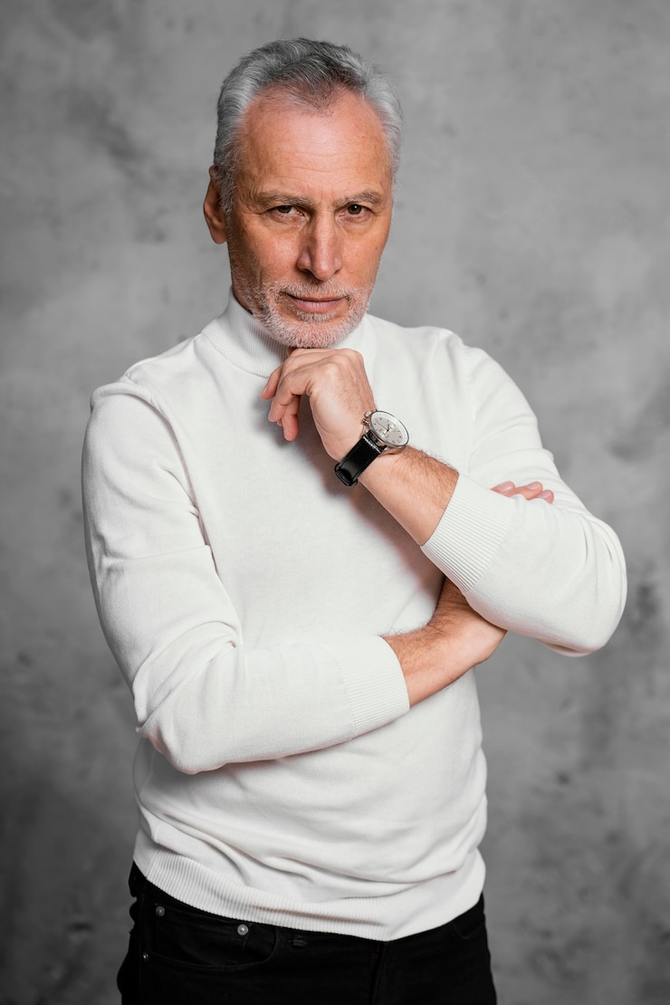 Photo gratuit portrait d'homme élégant