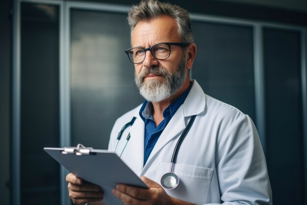 Portrait d'infirmière à l'hôpital