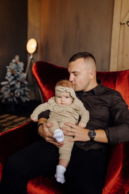 Portrait d'une jeune famille