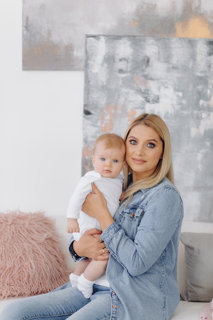 Portrait d'une jeune famille